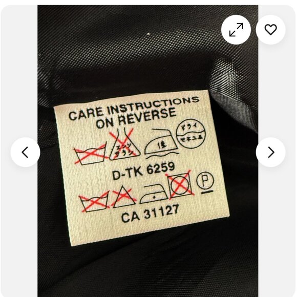 DKNY NAVY BLUE PINSTRIPE WOOL HIGH WAIST PANTS 4 NWOT - Picture 7 of 8